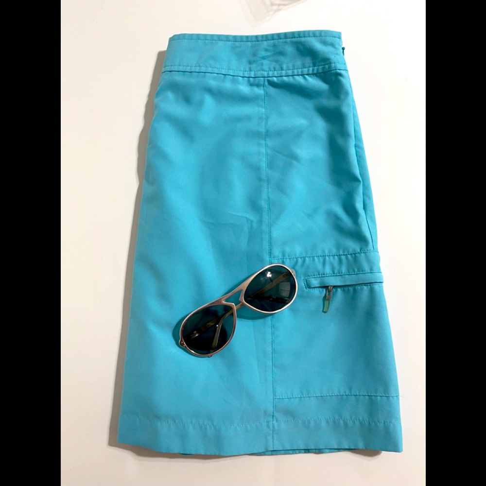 IZOD WOMENS AQUA GOLF SKORT SZ 12